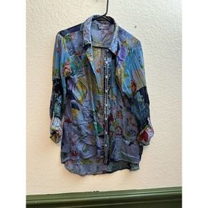 Magazine boutique cotton tunic blouse
